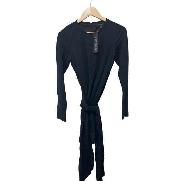 Toccin NY Long-Sleeve Waist-Sash Mini‎ Dress Size XS - Picture 5 of 7